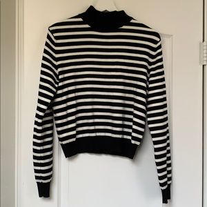 Zara striped turtleneck
